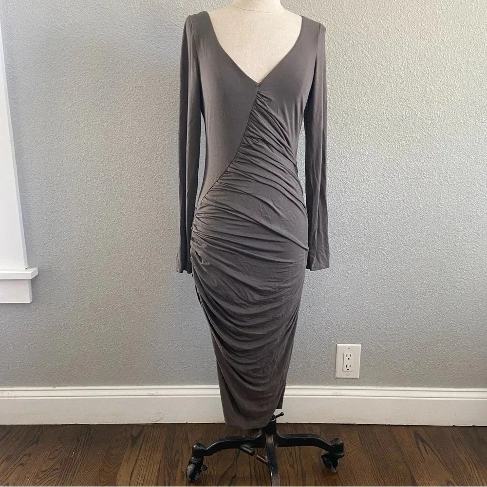 Marciano Long Sleeve‎ Jaycee Dress Size Medium Ruched